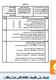 سوالات هویت اجتماعی دوازدهم نوبت اول 1 سوالات هویت اجتماعی دوازدهم نوبت اول
