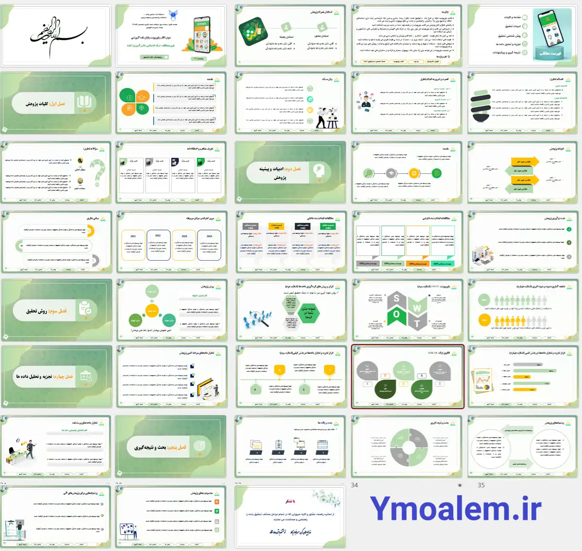 قالب پاورپوینت پایان نامه شاد 3 اسلایدهای قالب پاورپوینت پایان نامه شاد